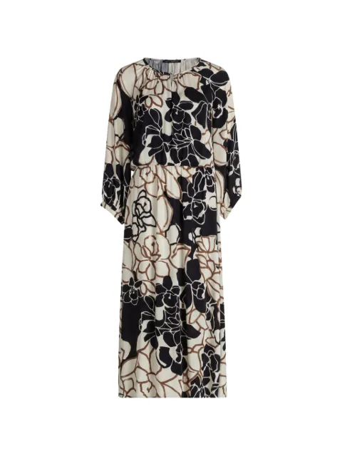 Betty Barclay floral-print long-sleeve maxi dress Neutrals 18291774