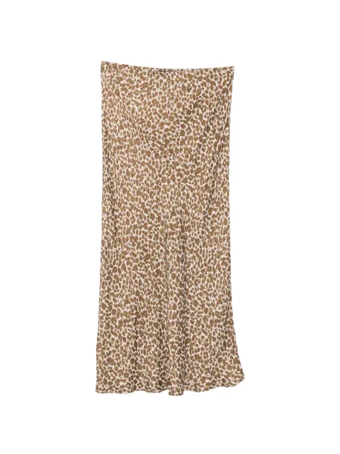 Betty Barclay satin-finish elasticated-waist midi skirt Neutrals 94551907