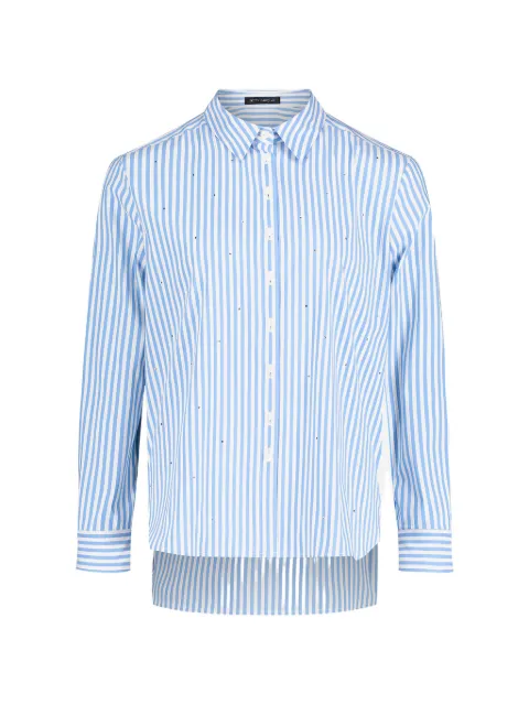Betty Barclay crystal-embellished striped shirt Blue 80021758