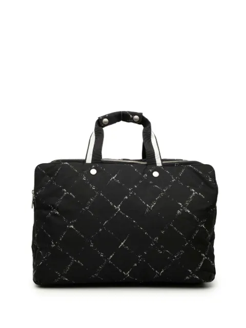 CHANEL Pre-Owned 1997-1999 Old Line Nylon travel bag Black IFJDBO3W9F4FKCL3