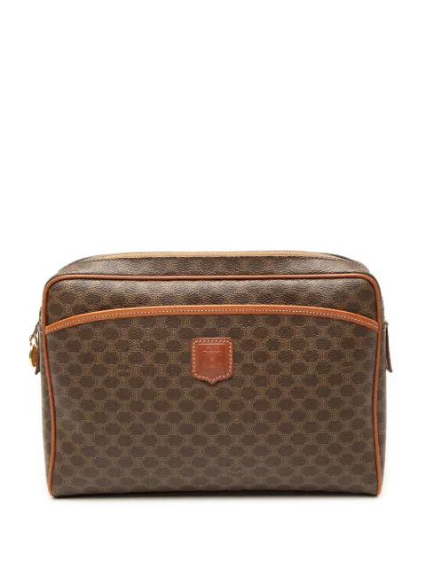 Celine Pre-Owned 2008 Macadam Coated Canvas clutch bag Brown 4KBO0WWUTX2W1N9J