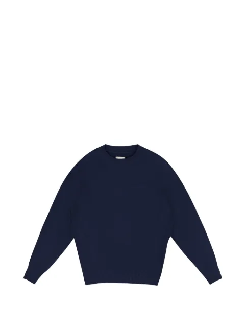 Aimé Leon Dore logo-embroidered crew-neck sweater Blue SS22CS013