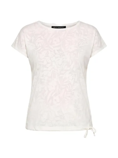 Betty Barclay floral-print drawstring T-shirt White 28161946