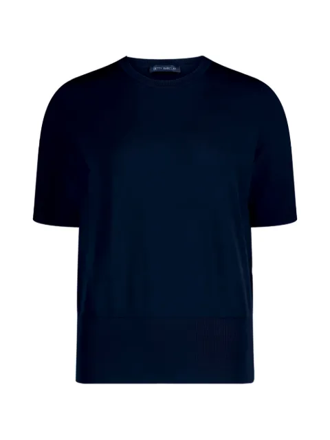 Betty Barclay short-sleeve crew-neck sweater Blue 54022907
