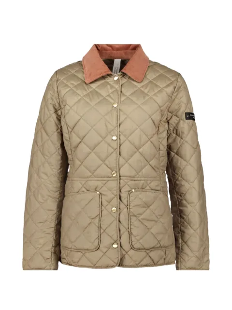 Betty Barclay quilted corduroy-collar jacket Green 70261515