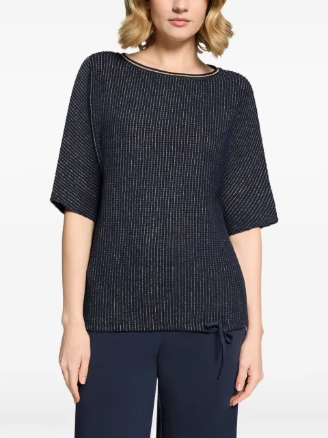 Betty Barclay metallic-thread open-knit sweater Blue 27281730