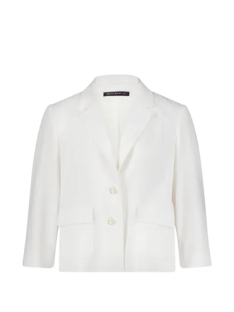 Betty Barclay button-fastening blazer White 47521246