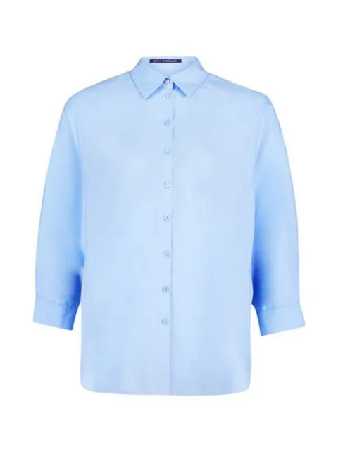 Betty Barclay gathered-back classic-collar shirt Blue 88181700