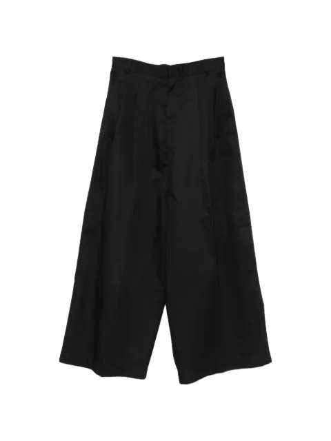 LỰU ĐẠN Lowline pleated trousers Black MP121WGA900