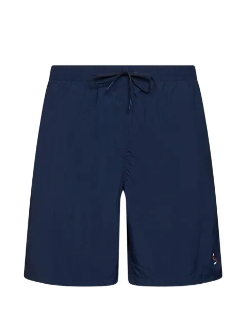 FENDI FF Selleria logo swim shorts Blue FXB143AUD4