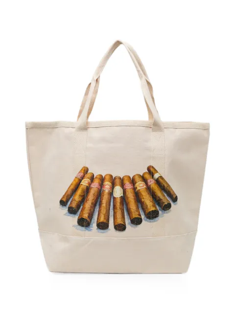 Melt graphic-print tote bag Neutrals MSBG5012
