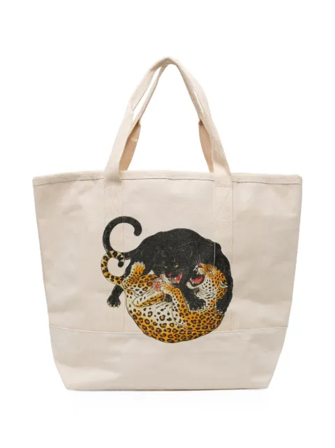Melt graphic-print tote bag Neutrals MSBG5019