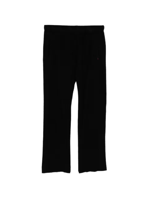 Ma+ cross-embroidered track pants Black P2121ENWA