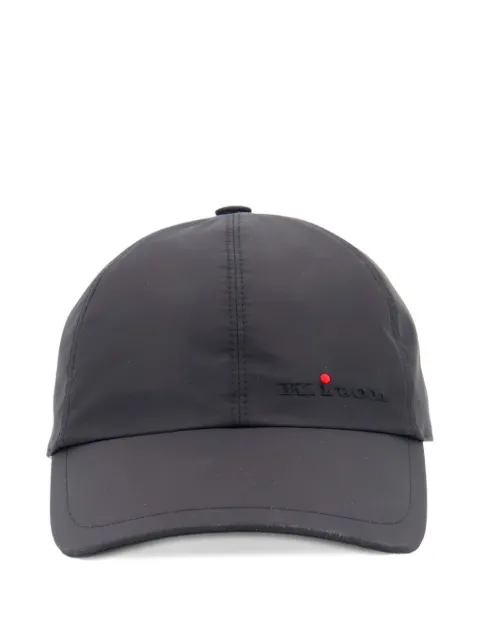 Kiton logo-embroidered baseball cap Black UCPL022K0217L03NERO