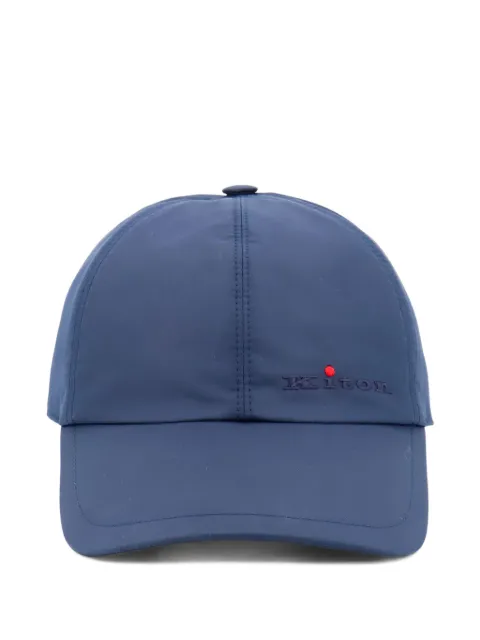 Kiton logo-embroidered baseball cap Blue UCPL022K0217L
