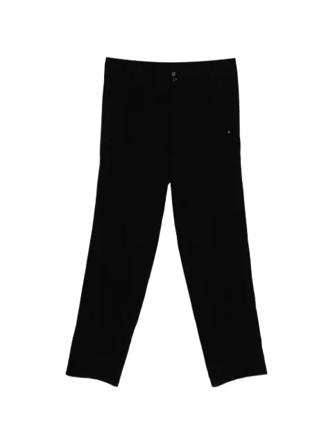 Ma+ cross-embossed trousers Black P367CWMP2