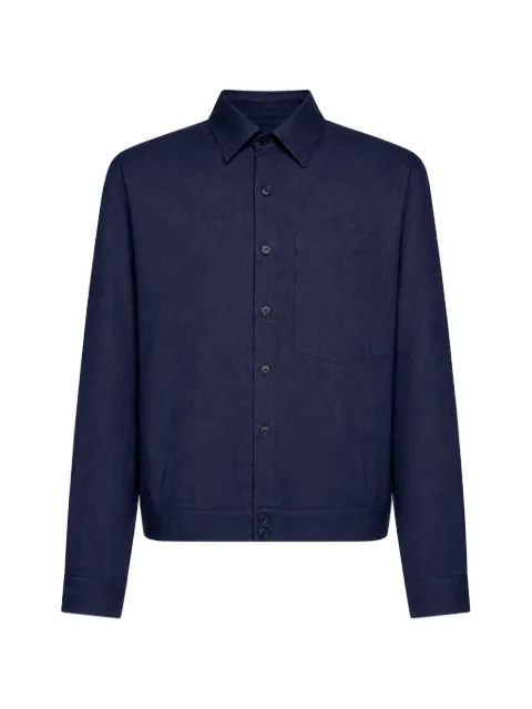 Costumein chest-pocket button-up shirt Blue JEROMEANUBISS