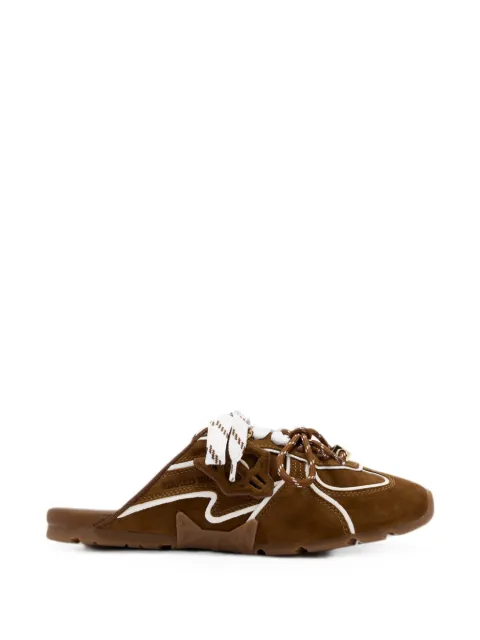 NAKED WOLFE Admire suede mules Brown ADMIRE