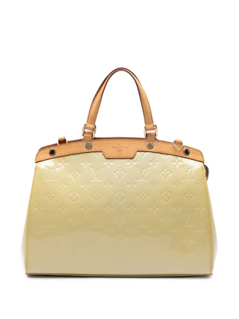 Louis Vuitton Pre-Owned 2013 Monogram Vernis Brea MM satchel Yellow P5E7ZKLQ2VA4UXYW