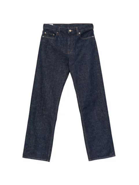 Casablanca logo-embroidered straight-leg jeans Blue MPF26DN007