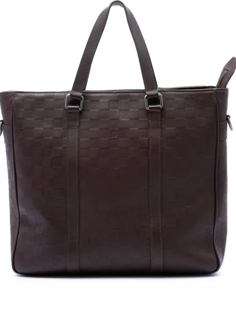Louis Vuitton Pre-Owned 2013 Damier Infini Tadao PM satchel Brown KRYU5Q17OMCRN1SB