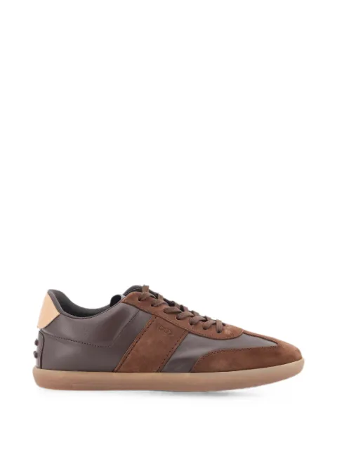Tod's suede-panels sneakers Brown XXM68C0KP40RZZGP13