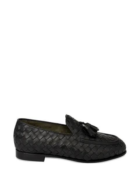 FRANZESE COLLECTION woven tassel loafers Black 12775E26