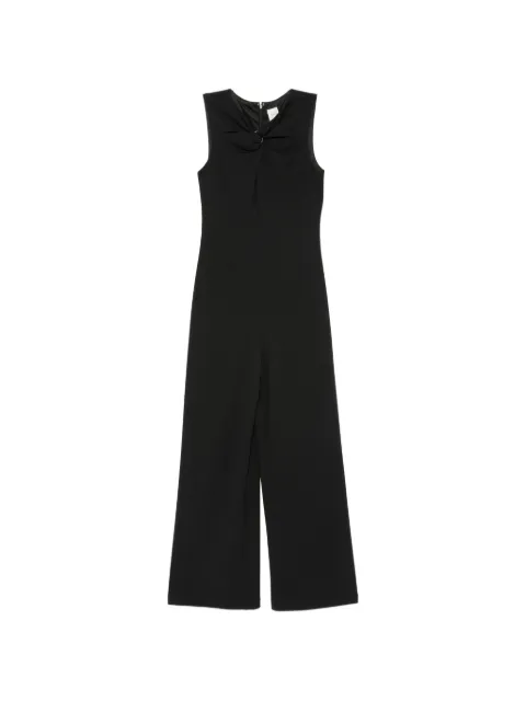Calvin Klein twist-detail sleeveless jumpsuit Black LV044G031GUB1