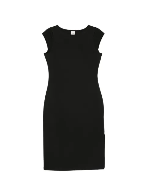 Calvin Klein cap-sleeve midi dress Black LV047G232GUB1