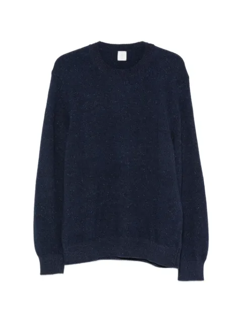 Eleventy flecked-knit crew-neck sweater Blue N76MAGN07MAG0N013
