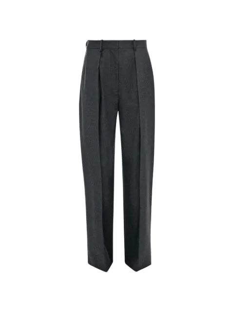 Victoria Beckham pleated straight-leg trousers Grey 1226WTR002857Q