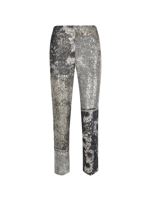 Maison Margiela sequin-embellished patchwork trousers Silver S29KA0402WMTJ0