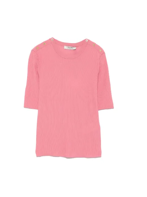 'S Max Mara button-detail ribbed sweater Pink 2629366081600