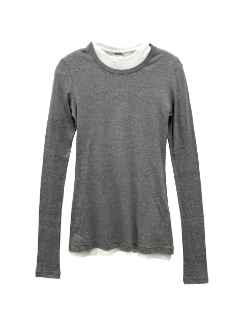 Jil Sander layered long-sleeved T-shirt Grey J40FV0104JTN389