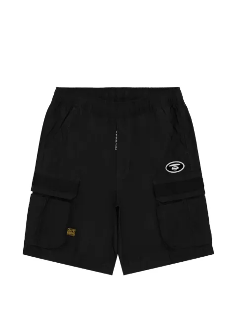 AAPE BY *A BATHING APE® logo-patch cargo shorts Black ASPD602XXQ