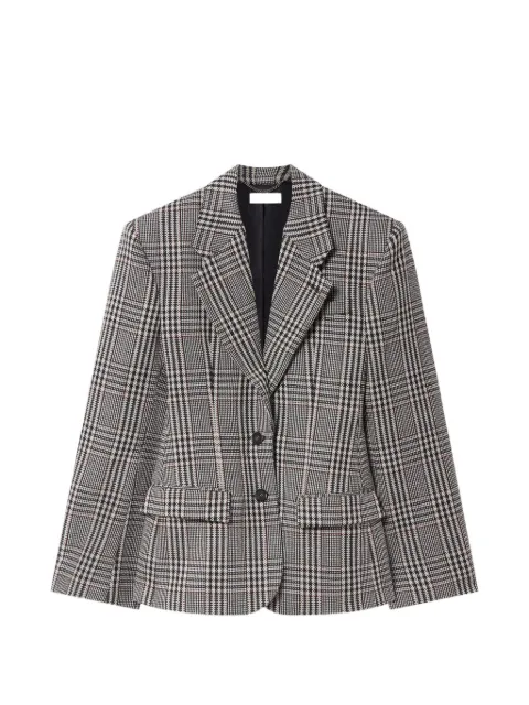 Stella McCartney Prince of Wales-check wool blazer Black 6501953IQ705