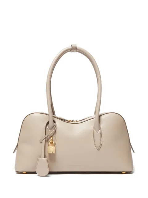 Stella McCartney Ryder padlock-detail grained tote bag Neutrals 7B0138WP0533
