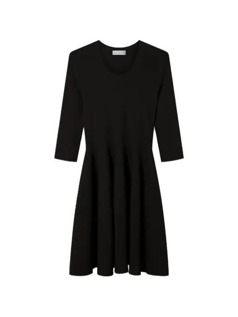 Stella McCartney fit-and-flare knitted dress Black 6K12503S2662
