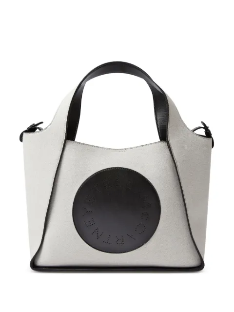 Stella McCartney Logo canvas tote bag Grey 513860WP0748