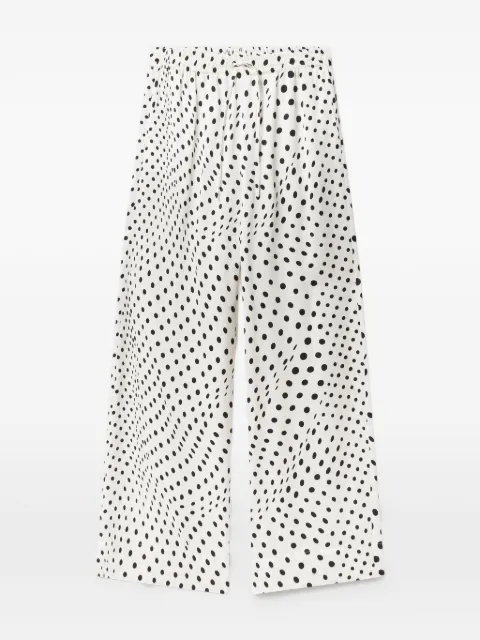 Stella McCartney polka-dot drawstring-waist trousers White 6440463IS328