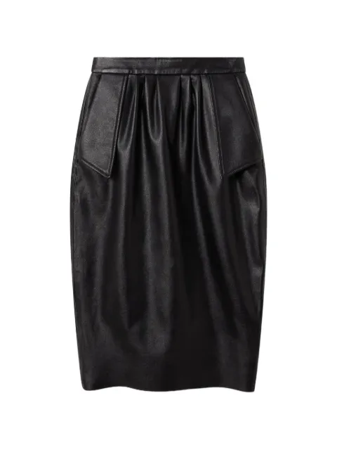 Stella McCartney pleated-front pencil skirt Black 6301833GU300