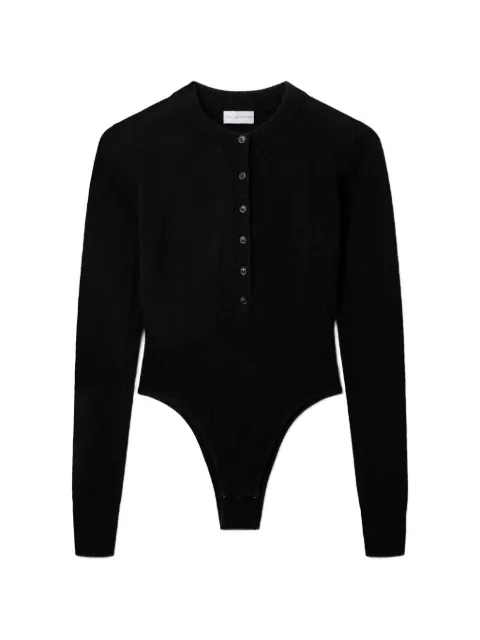 Stella McCartney button-placket cut-out top Black 6K10873S2610