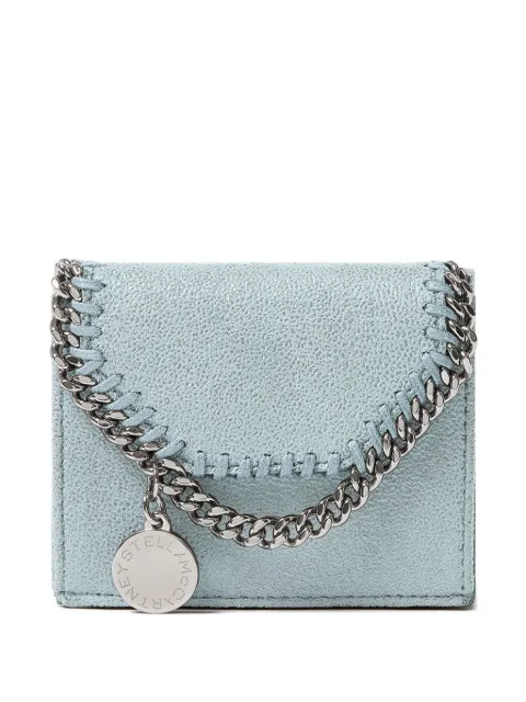 Stella McCartney Falabella chain-trim wallet Blue 7P0095W9132
