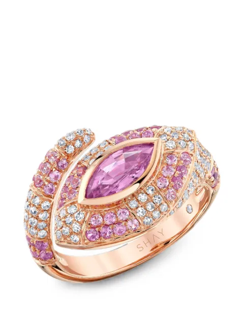 SHAY Evil Eye pink sapphire and diamond ring Pink SR632