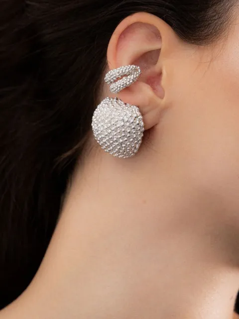 Paola Sighinolfi beaded drop earrings Silver PQN24E02R