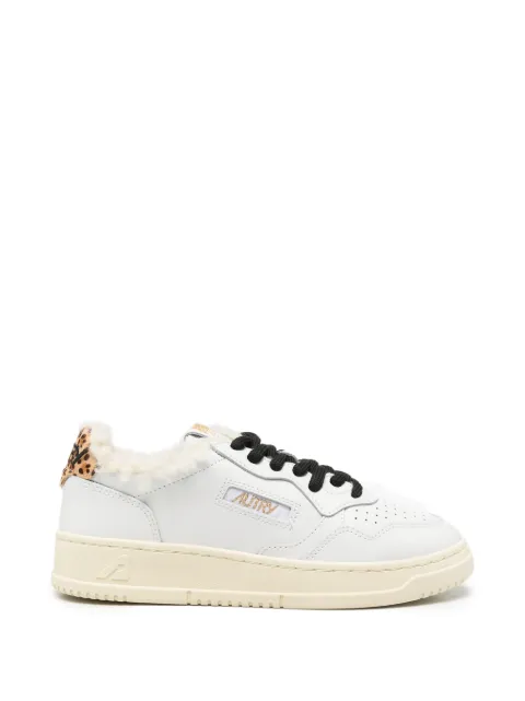 Autry Medalist leopard-print sneakers White AUXWOC02
