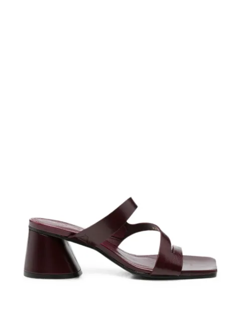ALOHAS Orielle multi-strap square-toe heeled sandals Red S10138504
