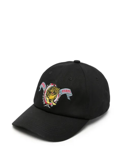 Kenzo Tiger-embroidered baseball cap Black FG68AC801F49