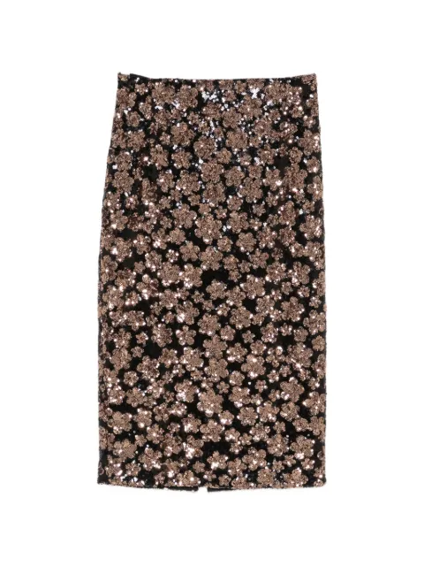 Max Mara sequin-embellished midi skirt Black 2626106034600