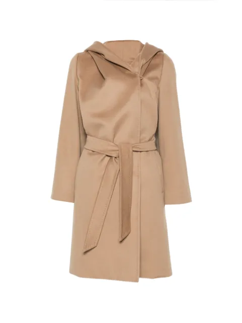 Max Mara hooded belted coat Neutrals 2626016182600